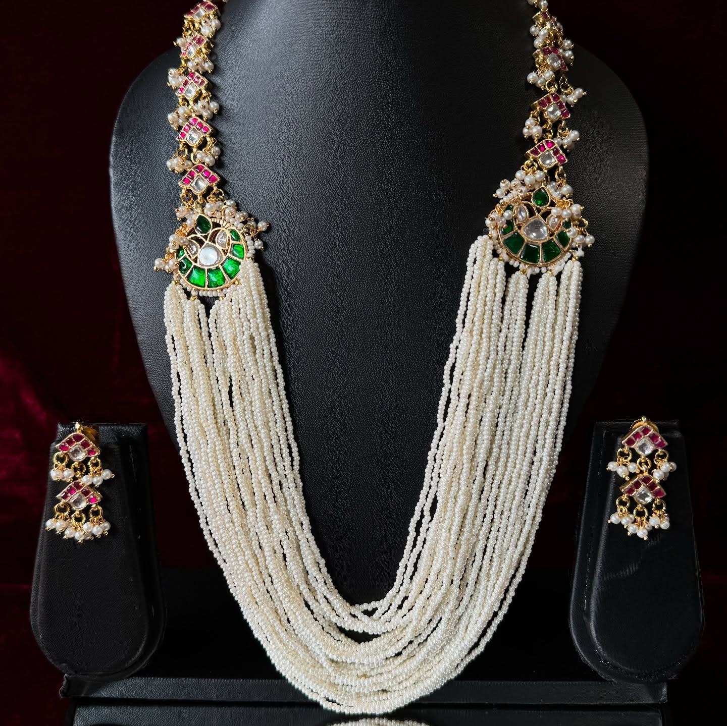 Jadau Choker with Long Necklace Set