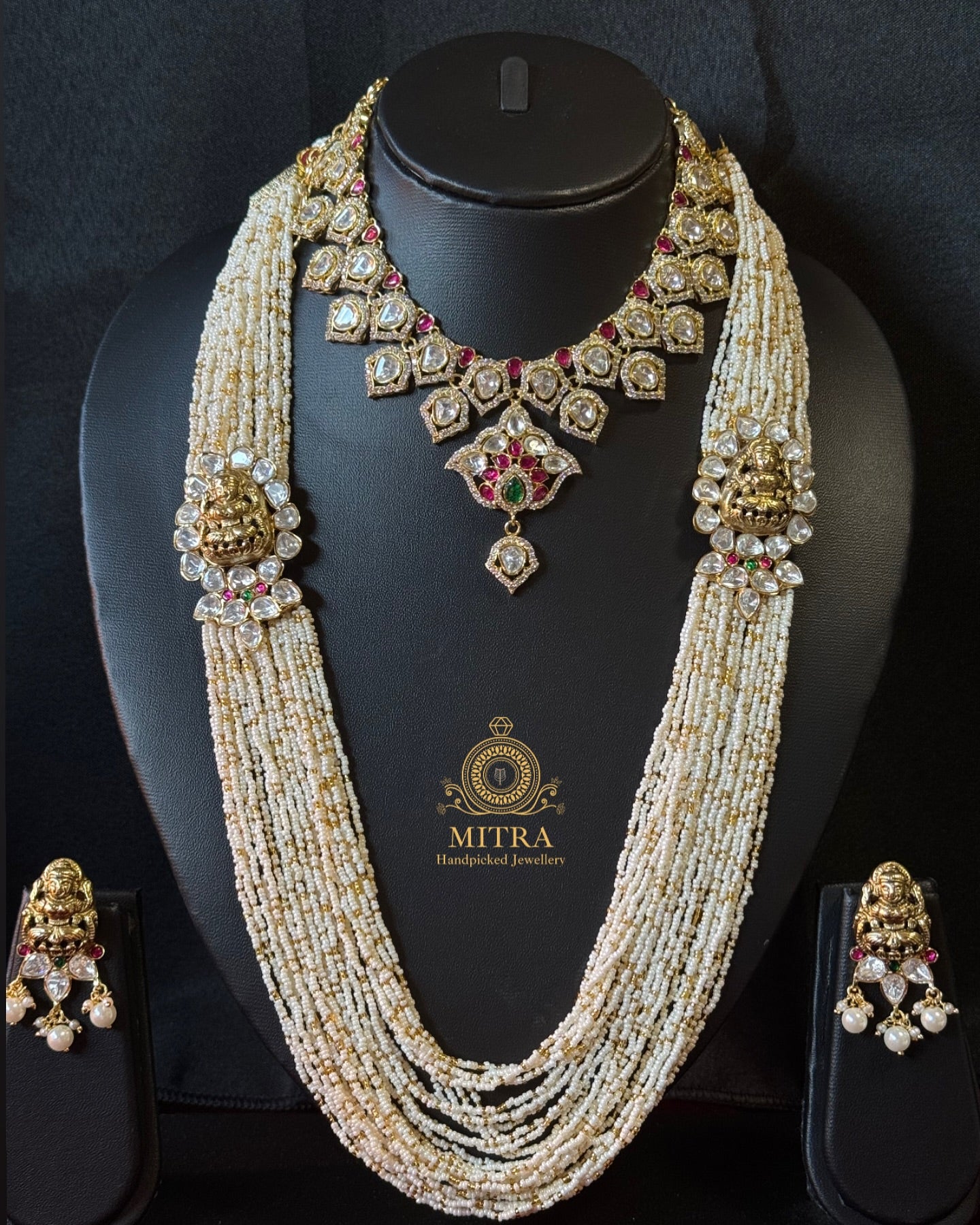 Moissanite Long and necklace Set