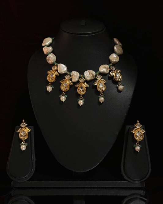 Royal Baroque Pearl Necklace Set