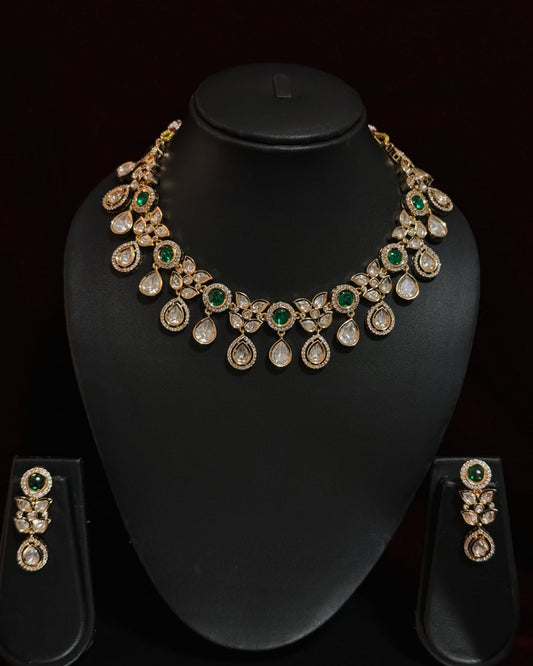Stylish Rajwadi Choker with EarRing