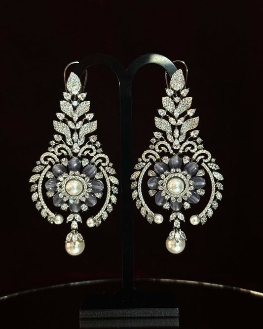 Imperial Starlight Leaf Earrings