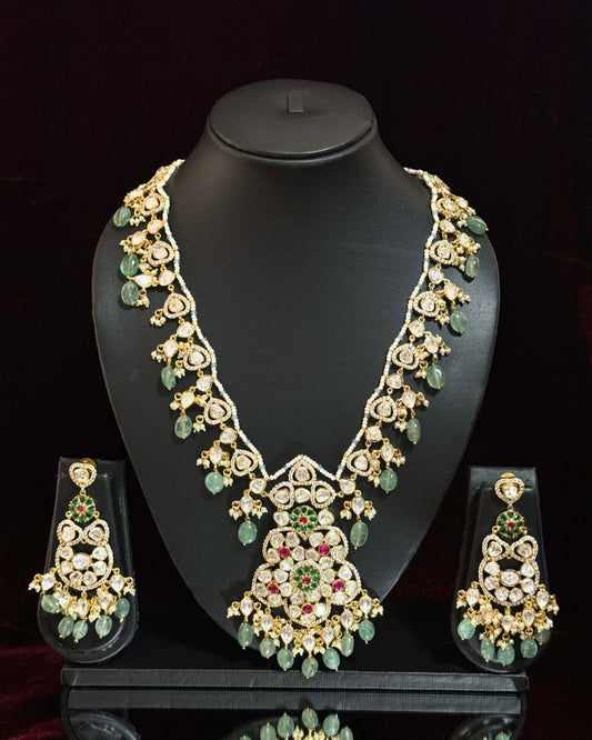 Necklace Large Moissanite Set